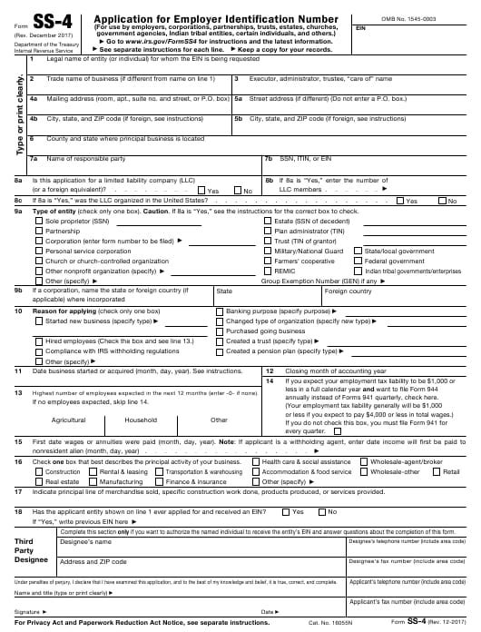 How to Apply for an EIN